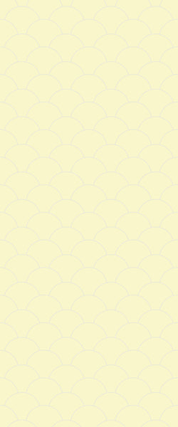 Yellow Fishscales Tile Acrylic Shower Panel 2440mm x 1220mm (3mm Thick) - CladdTech