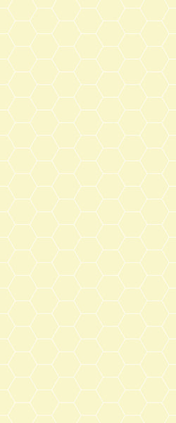 Yellow Hexagon Tile Acrylic Wall Panel 2440mm x 1220mm (3mm Thick) - CladdTech