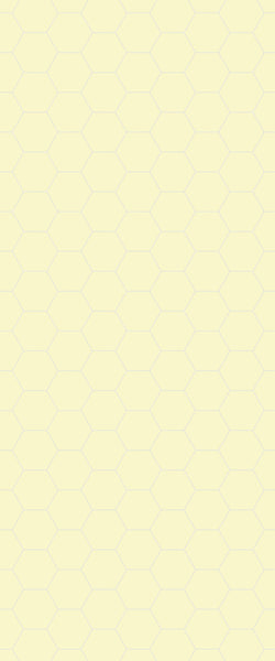 Yellow Hexagon Tile Acrylic Wall Panel 2440mm x 1220mm (3mm Thick) - CladdTech