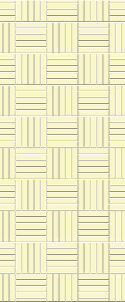 Yellow Mosaic Tile Acrylic Shower Panel 2440mm x 1220mm ( 3mm Thick) - CladdTech