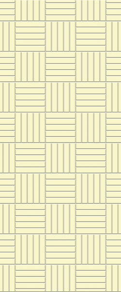 Yellow Mosaic Tile Acrylic Shower Panel 2440mm x 1220mm ( 3mm Thick) - CladdTech