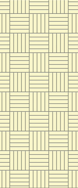 Yellow Mosaic Tile Acrylic Shower Panel 2440mm x 1220mm ( 3mm Thick) - CladdTech