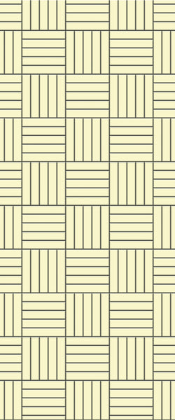 Yellow Mosaic Tile Acrylic Shower Panel 2440mm x 1220mm ( 3mm Thick) - CladdTech