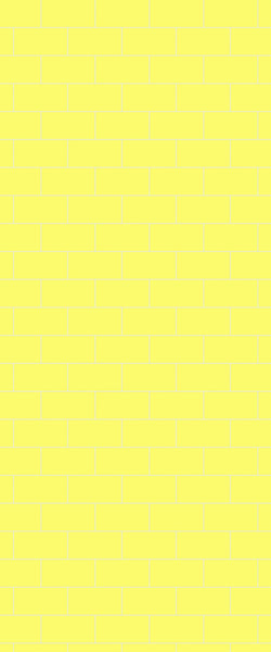 Yellow Subway Tile Acrylic Shower Wall Panel 2440mm x 1220mm ( 3mm Thick) - CladdTech