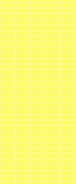 Yellow Horizontal Block Tile Acrylic Shower Panel 2440mm x 1220mm (3mm Thick) - CladdTech