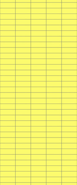 Yellow Horizontal Block Tile Acrylic Shower Panel 2440mm x 1220mm (3mm Thick) - CladdTech