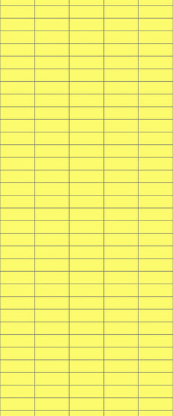 Yellow Horizontal Block Tile Acrylic Shower Panel 2440mm x 1220mm (3mm Thick) - CladdTech
