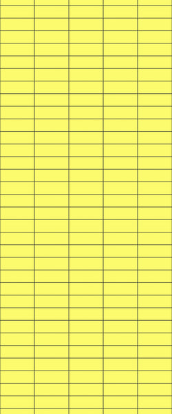 Yellow Horizontal Block Tile Acrylic Shower Panel 2440mm x 1220mm (3mm Thick) - CladdTech