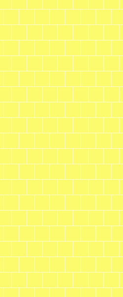 Yellow Large Square's Tile Acrylic Shower Wall Panel 2440mm x 1220mm ( 3mm Thick) - CladdTech