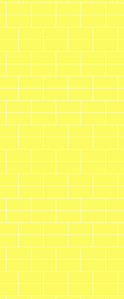 Yellow Brickbond Tile Acrylic Shower Wall Panel 2440mm x 1220mm ( 3mm Thick) - CladdTech