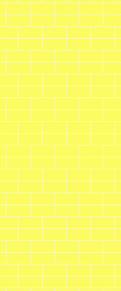 Yellow Brickbond Tile Acrylic Shower Wall Panel 2440mm x 1220mm ( 3mm Thick) - CladdTech