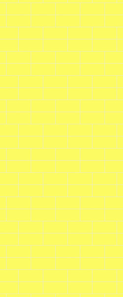 Yellow Brickbond Tile Acrylic Shower Wall Panel 2440mm x 1220mm ( 3mm Thick) - CladdTech
