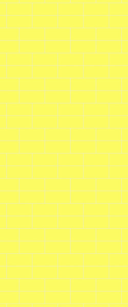 Yellow Brickbond Tile Acrylic Shower Wall Panel 2440mm x 1220mm ( 3mm Thick) - CladdTech