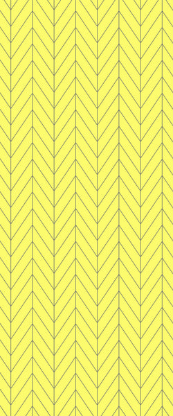 Yellow Chevron Tile Acrylic Shower Panel 2440mm x 1220mm ( 3mm Thick)
