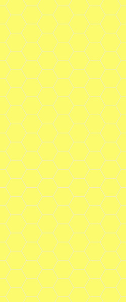 Yellow Hexagon Tile Acrylic Wall Panel 2440mm x 1220mm (3mm Thick) - CladdTech