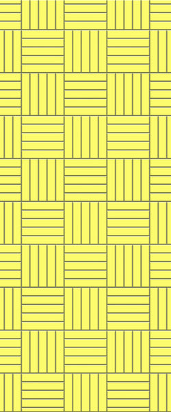 Yellow Mosaic Tile Acrylic Shower Panel 2440mm x 1220mm ( 3mm Thick) - CladdTech