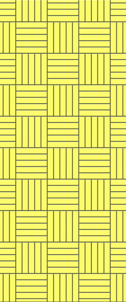 Yellow Mosaic Tile Acrylic Shower Panel 2440mm x 1220mm ( 3mm Thick) - CladdTech