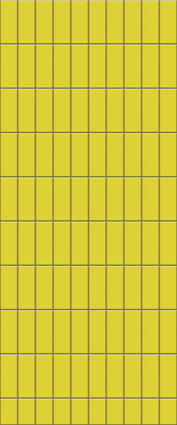 Yellow Vertical Block Tile Acrylic Shower Panel 2440mm x 1220mm ( 3mm Thick) - CladdTech