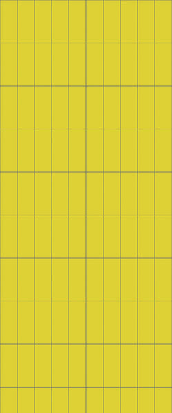 Yellow Vertical Block Tile Acrylic Shower Panel 2440mm x 1220mm ( 3mm Thick) - CladdTech