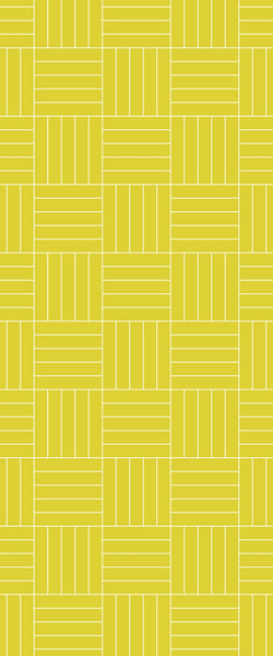 Yellow Mosaic Tile Acrylic Shower Panel 2440mm x 1220mm ( 3mm Thick) - CladdTech