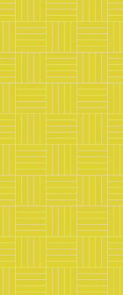 Yellow Mosaic Tile Acrylic Shower Panel 2440mm x 1220mm ( 3mm Thick) - CladdTech