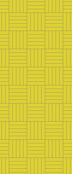 Yellow Mosaic Tile Acrylic Shower Panel 2440mm x 1220mm ( 3mm Thick) - CladdTech