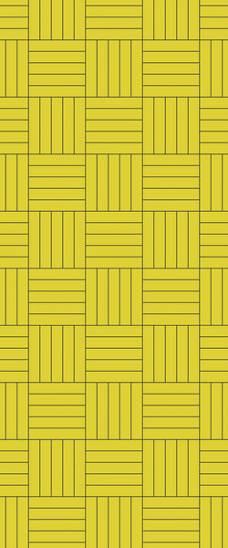 Yellow Mosaic Tile Acrylic Shower Panel 2440mm x 1220mm ( 3mm Thick) - CladdTech