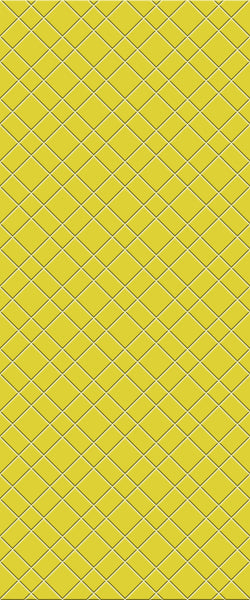 Yellow Basket Weave Tile Acrylic Shower Panel 2440mm x 1220mm ( 3mm Thick) - CladdTech