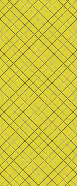 Yellow Basket Weave Tile Acrylic Shower Panel 2440mm x 1220mm ( 3mm Thick) - CladdTech