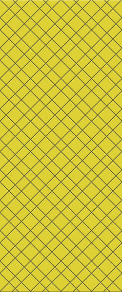 Yellow Basket Weave Tile Acrylic Shower Panel 2440mm x 1220mm ( 3mm Thick) - CladdTech