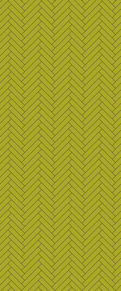 Yellow Single Herringbone Tile Acrylic Shower Wall Panel 2440mm x 1220mm ( 3mm Thick) - CladdTech