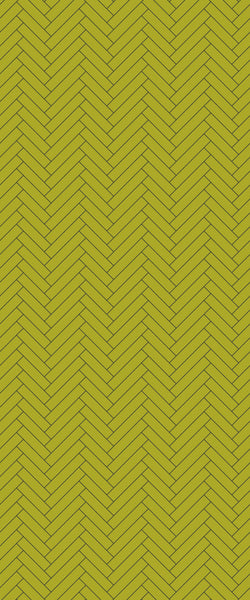 Yellow Single Herringbone Tile Acrylic Shower Wall Panel 2440mm x 1220mm ( 3mm Thick) - CladdTech