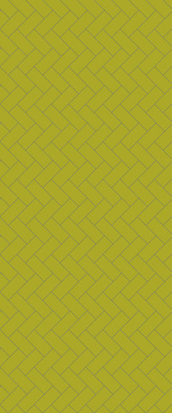 Yellow Diagonal Herringbone Tile Acrylic Shower Wall Panel 2440mm x 1220mm (3mm Thick) - CladdTech