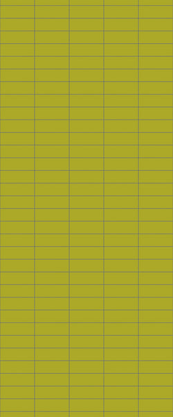 Yellow Horizontal Block Tile Acrylic Shower Panel 2440mm x 1220mm (3mm Thick) - CladdTech