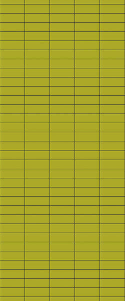 Yellow Horizontal Block Tile Acrylic Shower Panel 2440mm x 1220mm (3mm Thick) - CladdTech