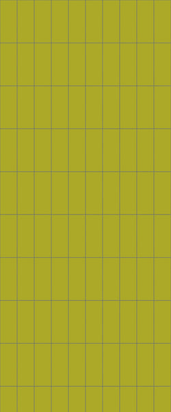 Yellow Vertical Block Tile Acrylic Shower Panel 2440mm x 1220mm ( 3mm Thick) - CladdTech