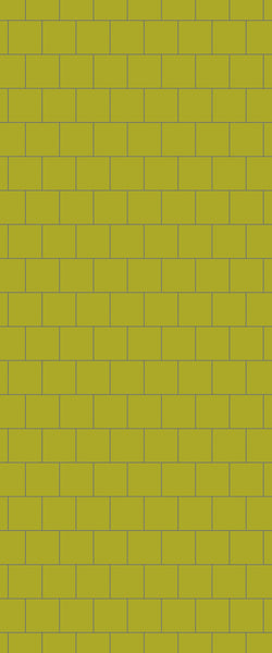 Yellow Large Square's Tile Acrylic Shower Wall Panel 2440mm x 1220mm ( 3mm Thick) - CladdTech