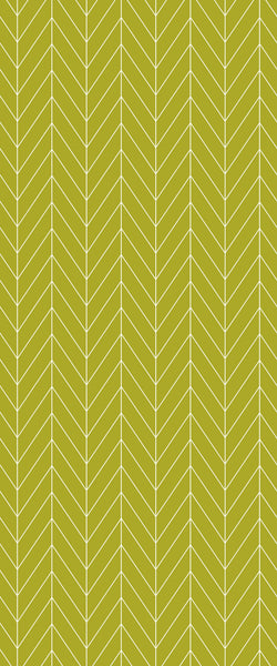 Yellow Chevron Tile Acrylic Shower Panel 2440mm x 1220mm ( 3mm Thick)