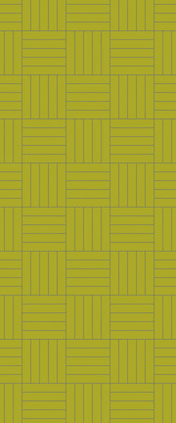 Yellow Mosaic Tile Acrylic Shower Panel 2440mm x 1220mm ( 3mm Thick) - CladdTech