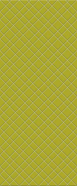 Yellow Basket Weave Tile Acrylic Shower Panel 2440mm x 1220mm ( 3mm Thick) - CladdTech