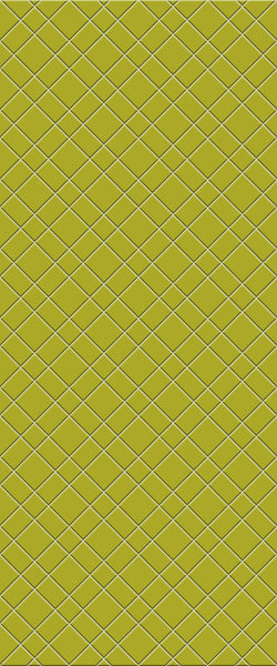 Yellow Basket Weave Tile Acrylic Shower Panel 2440mm x 1220mm ( 3mm Thick) - CladdTech