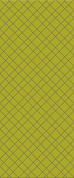 Yellow Basket Weave Tile Acrylic Shower Panel 2440mm x 1220mm ( 3mm Thick) - CladdTech