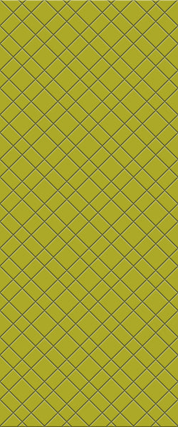 Yellow Basket Weave Tile Acrylic Shower Panel 2440mm x 1220mm ( 3mm Thick) - CladdTech