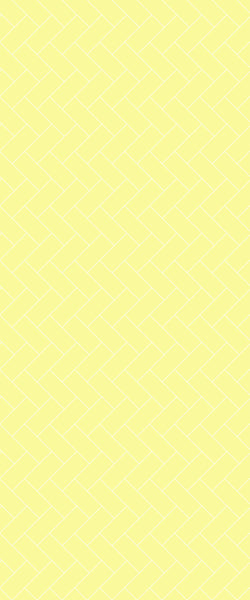 Yellow Diagonal Herringbone Tile Acrylic Shower Wall Panel 2440mm x 1220mm (3mm Thick) - CladdTech