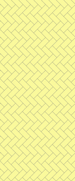 Yellow Diagonal Herringbone Tile Acrylic Shower Wall Panel 2440mm x 1220mm (3mm Thick) - CladdTech
