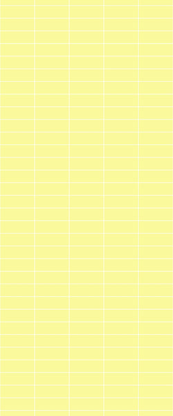 Yellow Horizontal Block Tile Acrylic Shower Panel 2440mm x 1220mm (3mm Thick) - CladdTech
