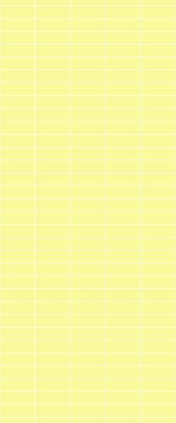 Yellow Horizontal Block Tile Acrylic Shower Panel 2440mm x 1220mm (3mm Thick) - CladdTech