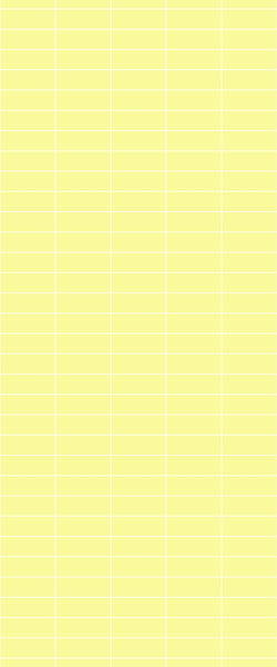Yellow Horizontal Block Tile Acrylic Shower Panel 2440mm x 1220mm (3mm Thick) - CladdTech