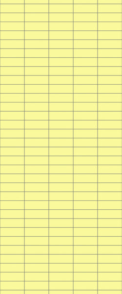 Yellow Horizontal Block Tile Acrylic Shower Panel 2440mm x 1220mm (3mm Thick) - CladdTech