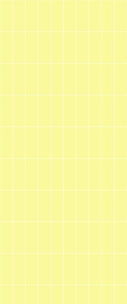 Yellow Vertical Block Tile Acrylic Shower Panel 2440mm x 1220mm ( 3mm Thick) - CladdTech